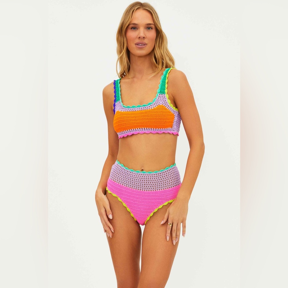 NWT Beach Riot Wyatt Bottom Technicolor Rays - Picture 8 of 9